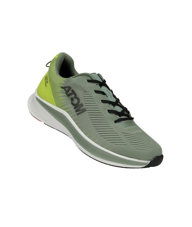 Chaussures Running de Atom AT134 Green Homme