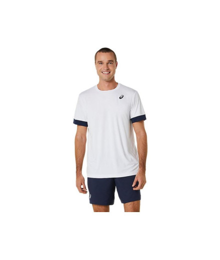 Camiseta por Tênis ASICS Court Homem Branco Camiseta por Tênis ASICS Court Homem Branco