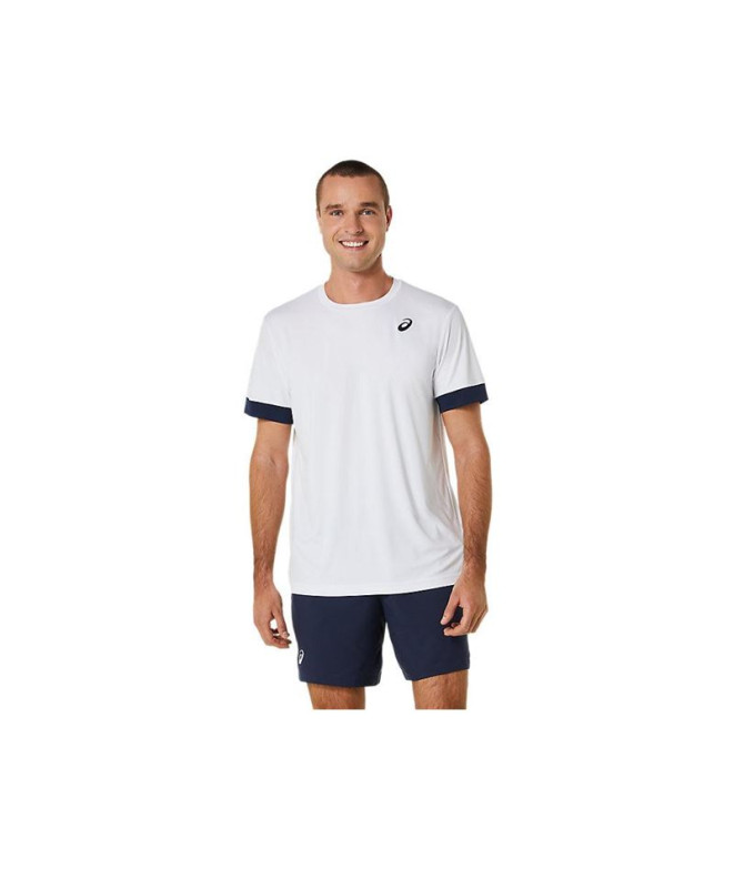 Camiseta de Tenis ASICS Court Hombre Blanco