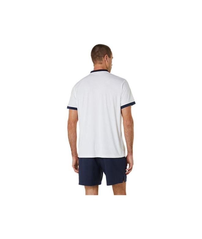 Polo par Tennis ASICS Court Homme Blanc
