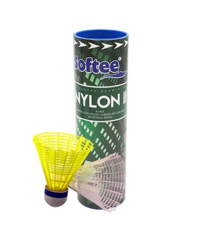 Volantes Badminton Softee 'Nylon Ii' 6pcs