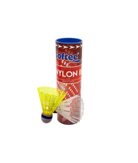 Volants de badminton Softee 'Nylon Iii' 6pcs