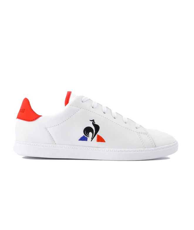 Chaussures Le Coq Sportif Courtset Junior Blanc