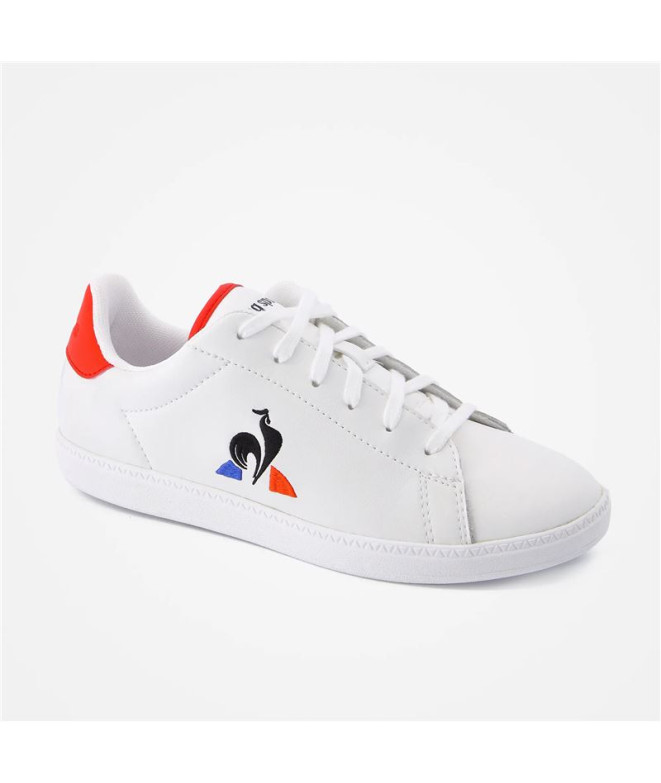 Chaussures Le Coq Sportif Courtset Junior Blanc