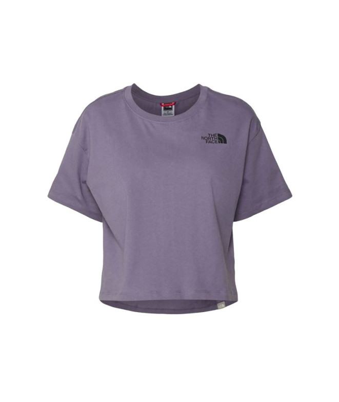 Camiseta The North Face Cropped Simple Dome Mujer Purple