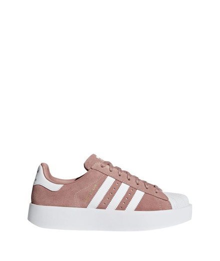 Adidas superstar hot sale rosa camurça feminino