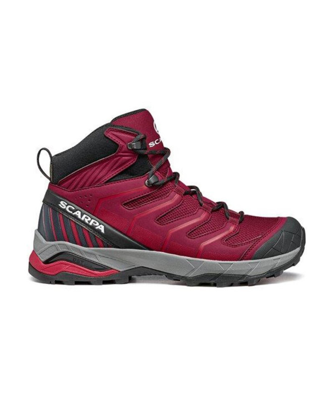 Chaussures d'alpinisme Maverick Mid Gore-Tex Rouge Violet-Cerise Chaussures Femme