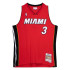 Camiseta Basquetebol de Mitchell & Ness Miami Heat - Dwyane Wade