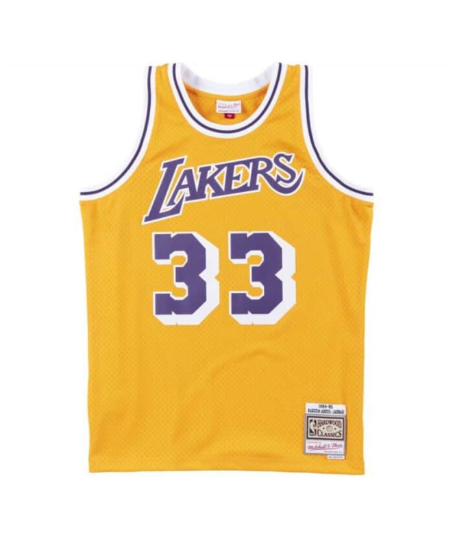 Mitchell & Ness Los Angeles Lakers Basketball T-Shirt - Kareem Abdul-Jabbar