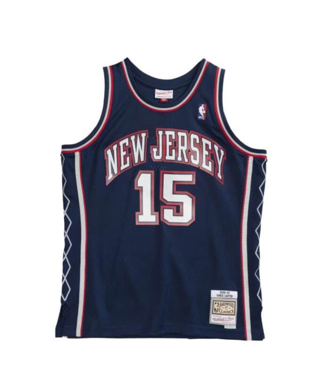 T-Shirt de basquetebol Mitchell & Ness New Jersey Nets - Vince Carter
