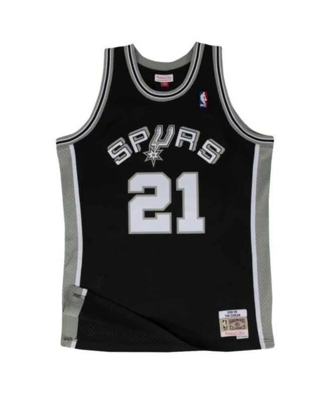 Camiseta de Baloncesto Mitchell & Ness San Antonio Spurs - Tim Duncan