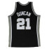 Camiseta Basquetebol de Mitchell & Ness San Antonio Spurs - Tim Duncan