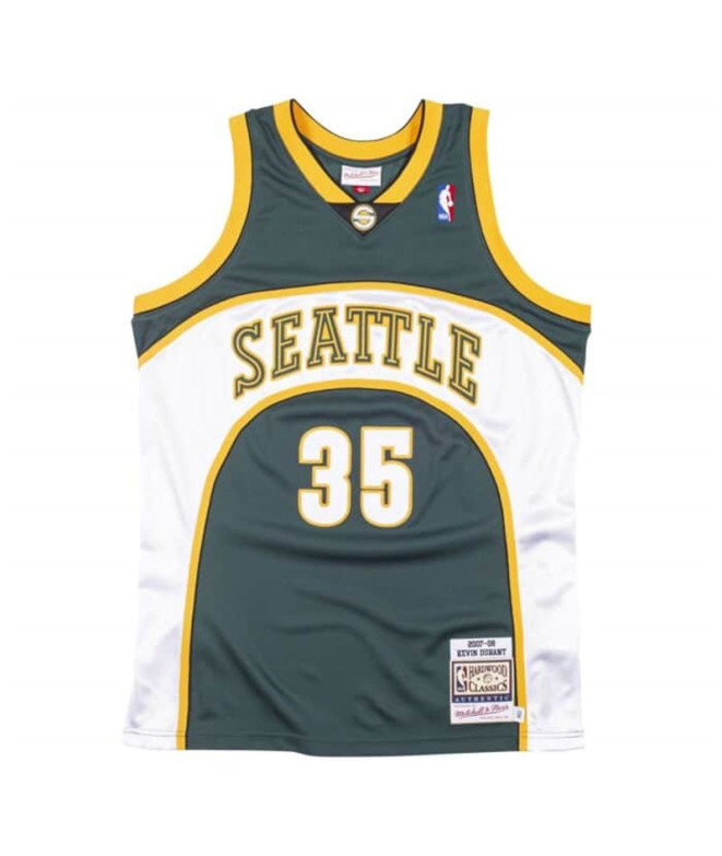 Mitchell & Ness Seattle Supersonics Basketball T-Shirt - Kevin Durant