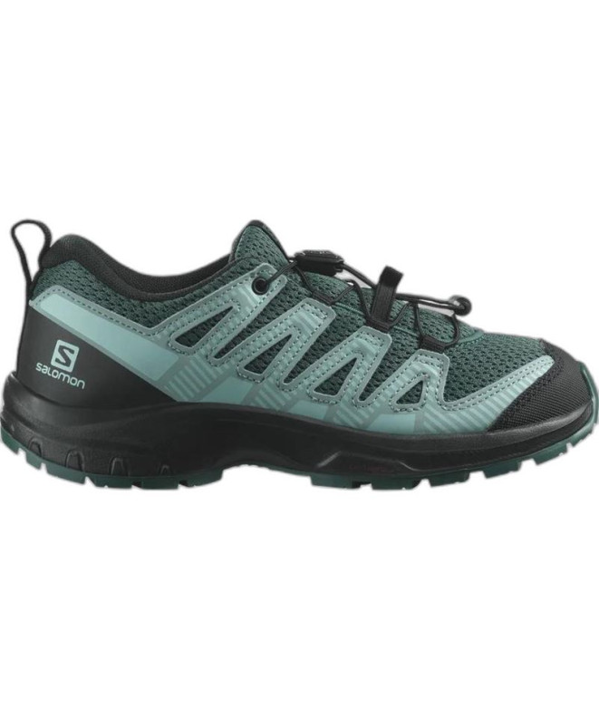 Chaussures de Montagne Salomon XA Pro V8 Noir/Bleu Enfant