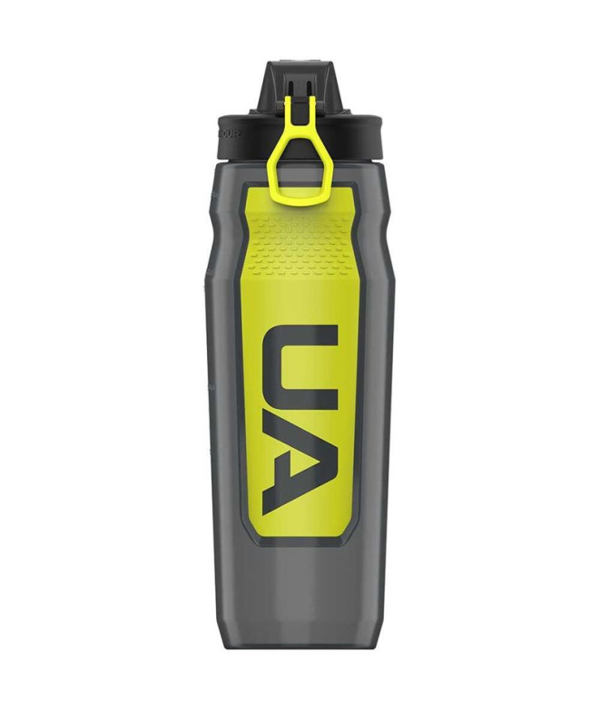 Botella Under Armour Playmaker Squeeze Pitch Grey/Hi Vis Yellow 950 ml