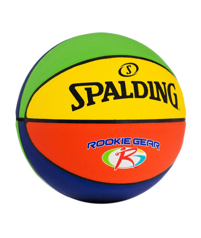 Basketball Spalding Rookie Gear Multi Color Sz4 Rubber Basketball