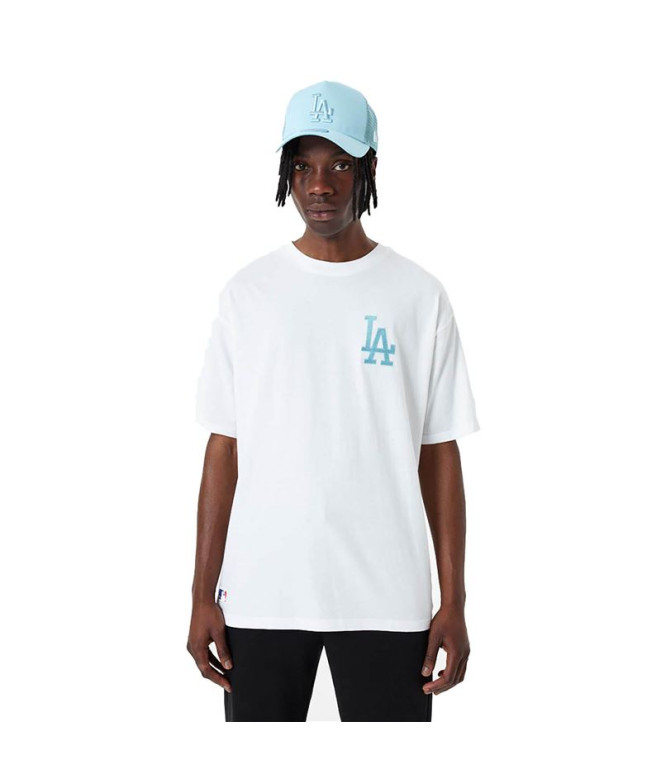 T-shirt New Era League Essentials LA Dodgers Homem Branco