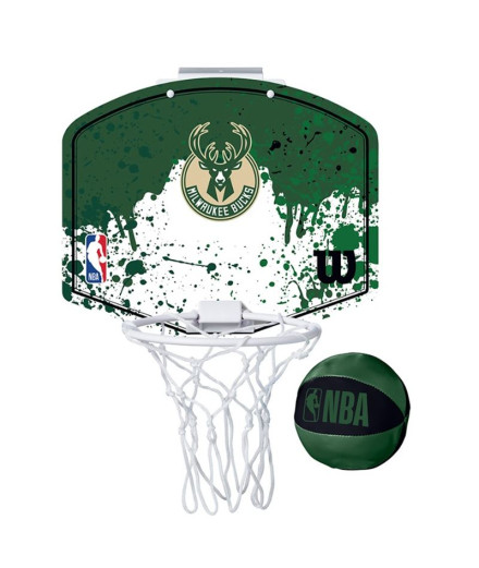 Canasta de Baloncesto Wilson Nba Team Mini Hoop Mil Bucks