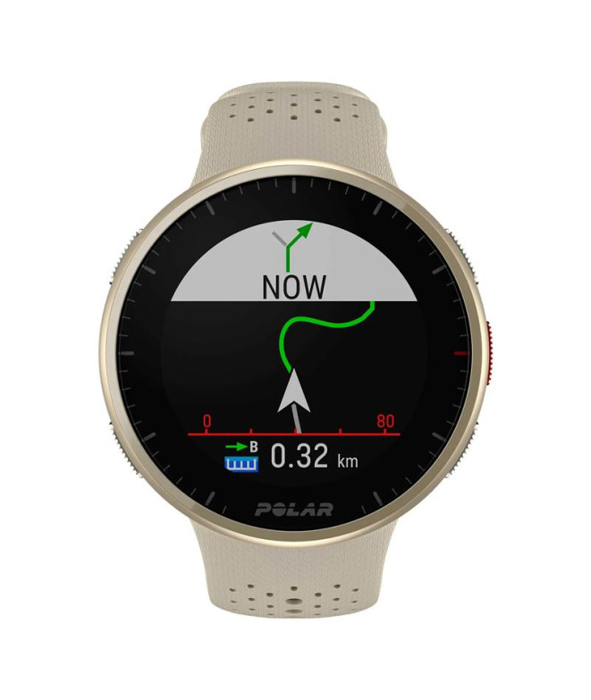 Relógio Polar Pacer Pro Bege
