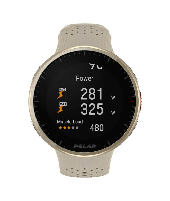 Relógio Polar Pacer Pro Bege