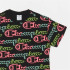 T-shirt Champion Crewneck Croptop Femmes Noir