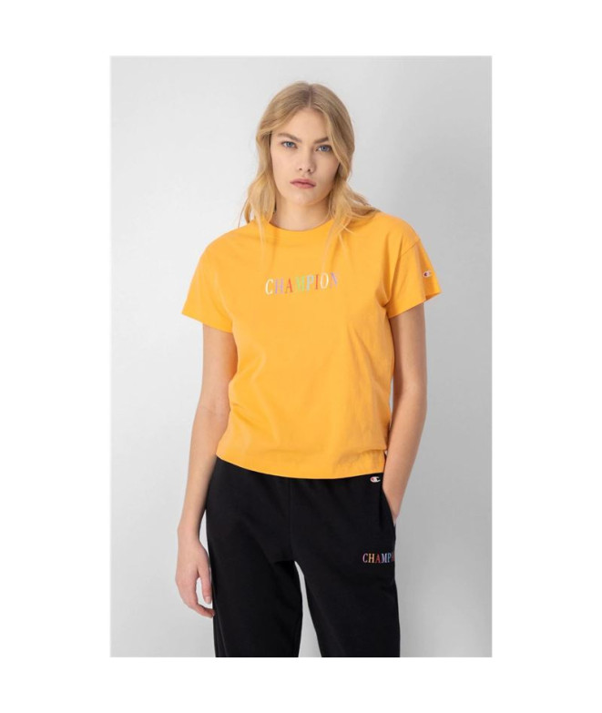 T-shirt Champion Croptop de gola alta para...