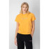 T-shirt Champion Croptop de gola alta para mulher Amarelo