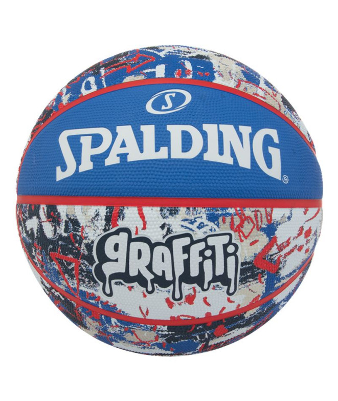 Basquetebol Spalding Azul Vermelho Graffiti Sz7