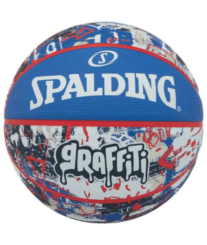 Basketball Spalding Bleu Rouge Graffiti Sz7