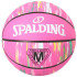 Pelota de Baloncesto Spalding Marble Series Pink Sz6 Rubber