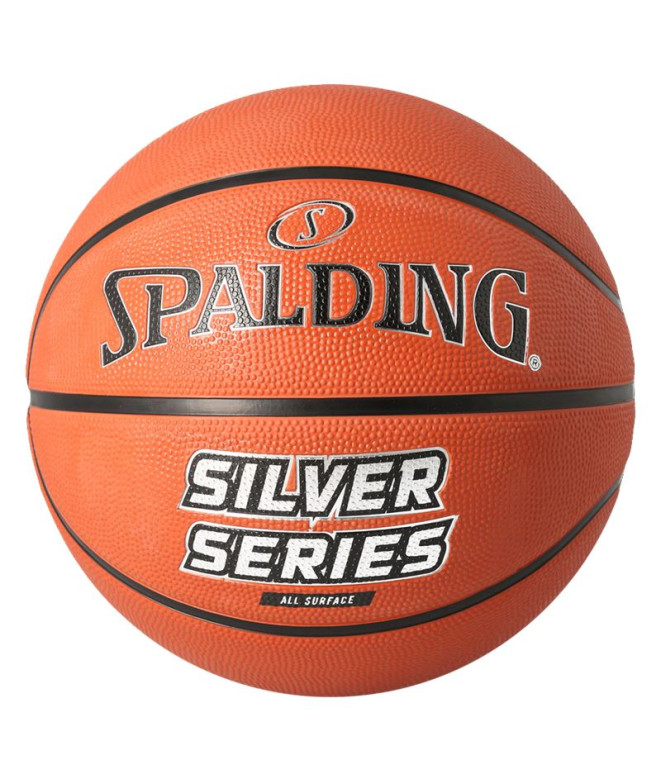 Basketball Spalding Silver Series Sz6 Rubber Basketball