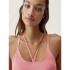 Sujetador deportivo Born Living Yoga Selene Pink Peach Mujer