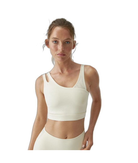 Sujetador deportivo Born Living Yoga Aura Ivory Mujer