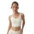 Sujetador deportivo Born Living Yoga Aura Ivory Mujer