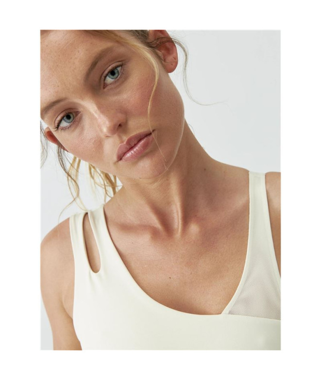 Sujetador deportivo Born Living Yoga Aura Ivory...