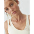 Sujetador deportivo Born Living Yoga Aura Ivory Mujer