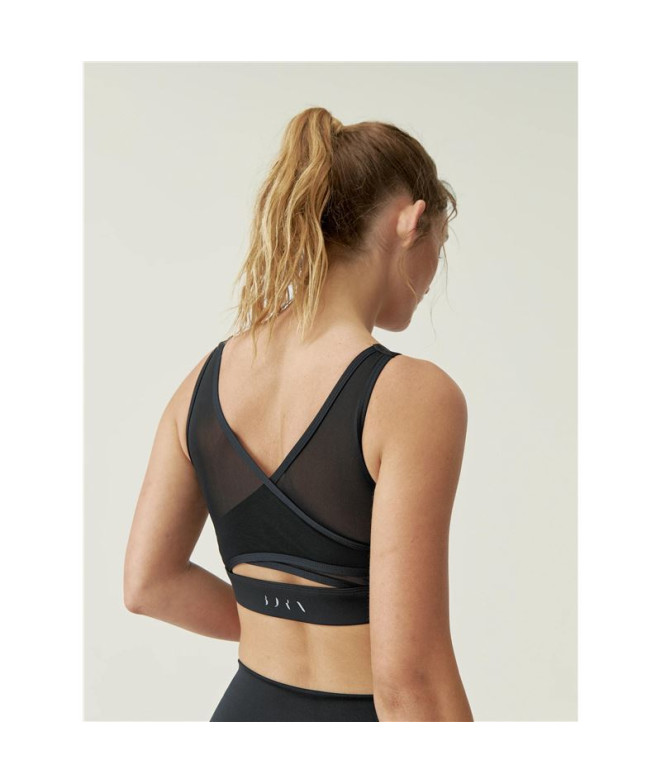 Soutien desportivo Born Living Yoga Raw Preto...