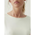 Camisola Born Living Yoga Absolute Ivory T-Shirt para mulher