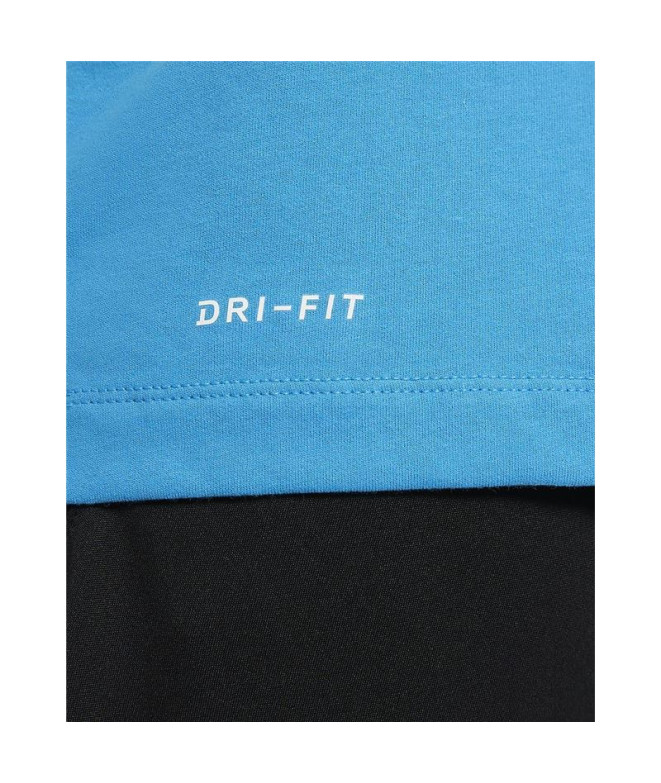 T-shirt Nike Homme Dri-Fit Bleu