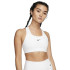 Sutiã esportivo Fitness Nike Mulher de Swoosh Medium-Support Branco