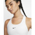 Sutiã esportivo Fitness Nike Mulher de Swoosh Medium-Support Branco