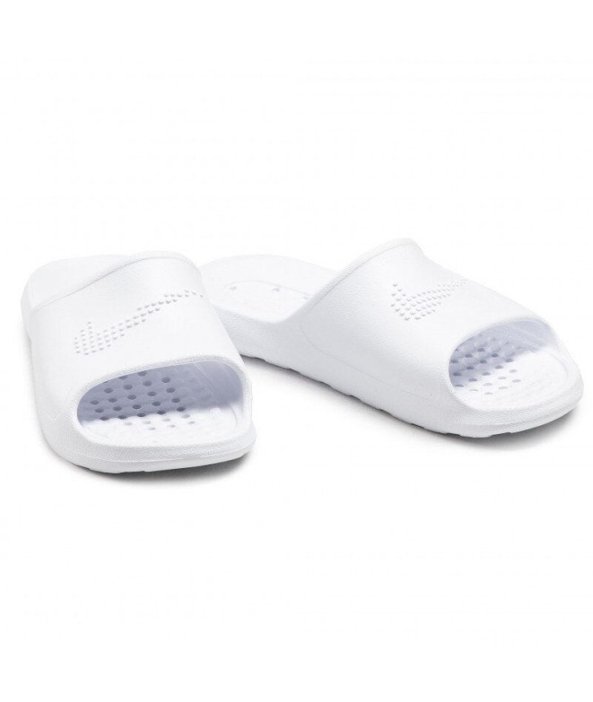 Chanclas Nike Victori One Shower Mujer Blanco