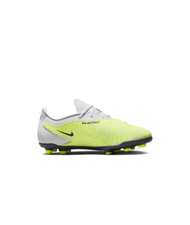 Futebol Nike Phantom Gx Club Fg/Mg Infantil Volt Grey Boots