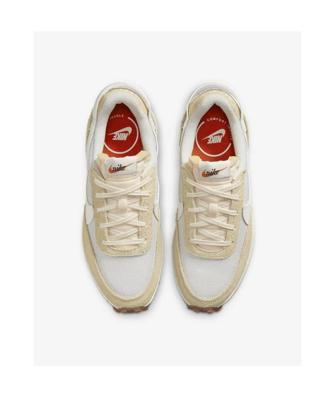 Zapatillas Nike Waffle Debut Mujer Beige