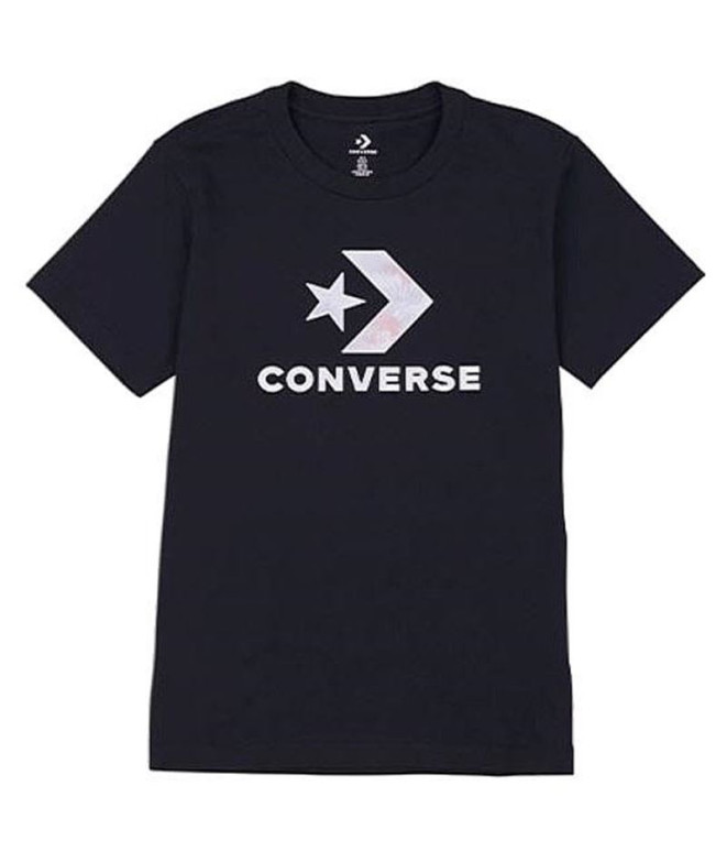 T-shirt Converse Seasonal Star Chevron Mulher Preto