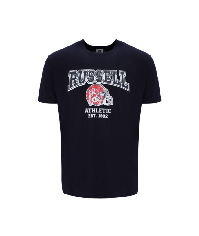 T-Shirt Russell State Navy para homem