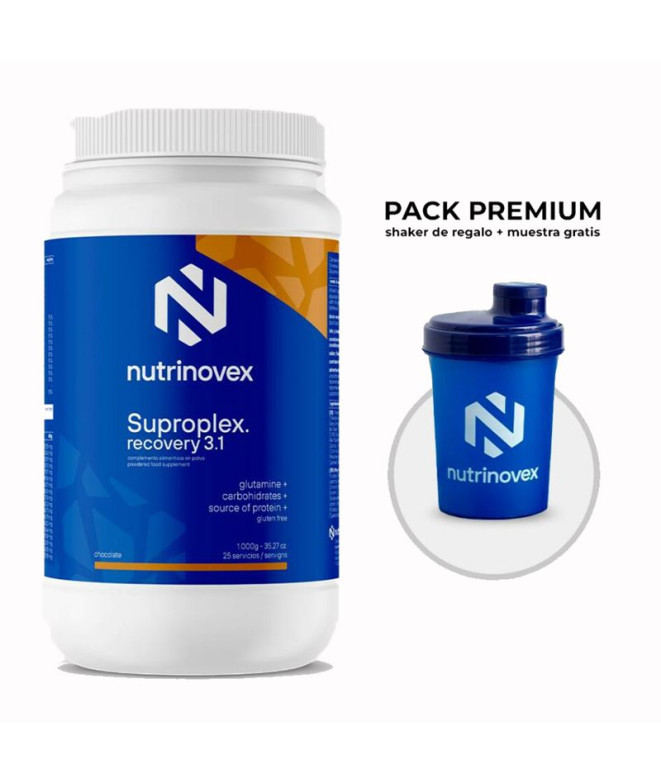 Gel Nutrição Nutrinovex de desporto Suproplex Recovery 3.1 Chocolate