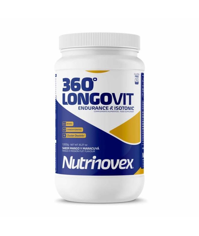Bebida de Nutrición deportiva Nutrinovex Longovit 360 Mango y Maracuyá