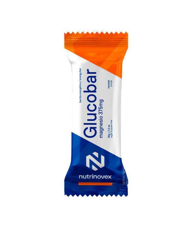 Barre Nutrition sports Nutrinovex Glucobar Orange