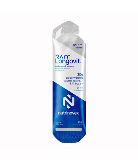 Gel Nutrição Nutrinovex de desporto Longovit 360